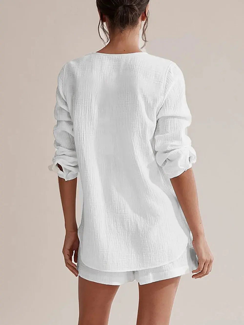 Ensemble chemise et short en gaze de pur coton eprolo