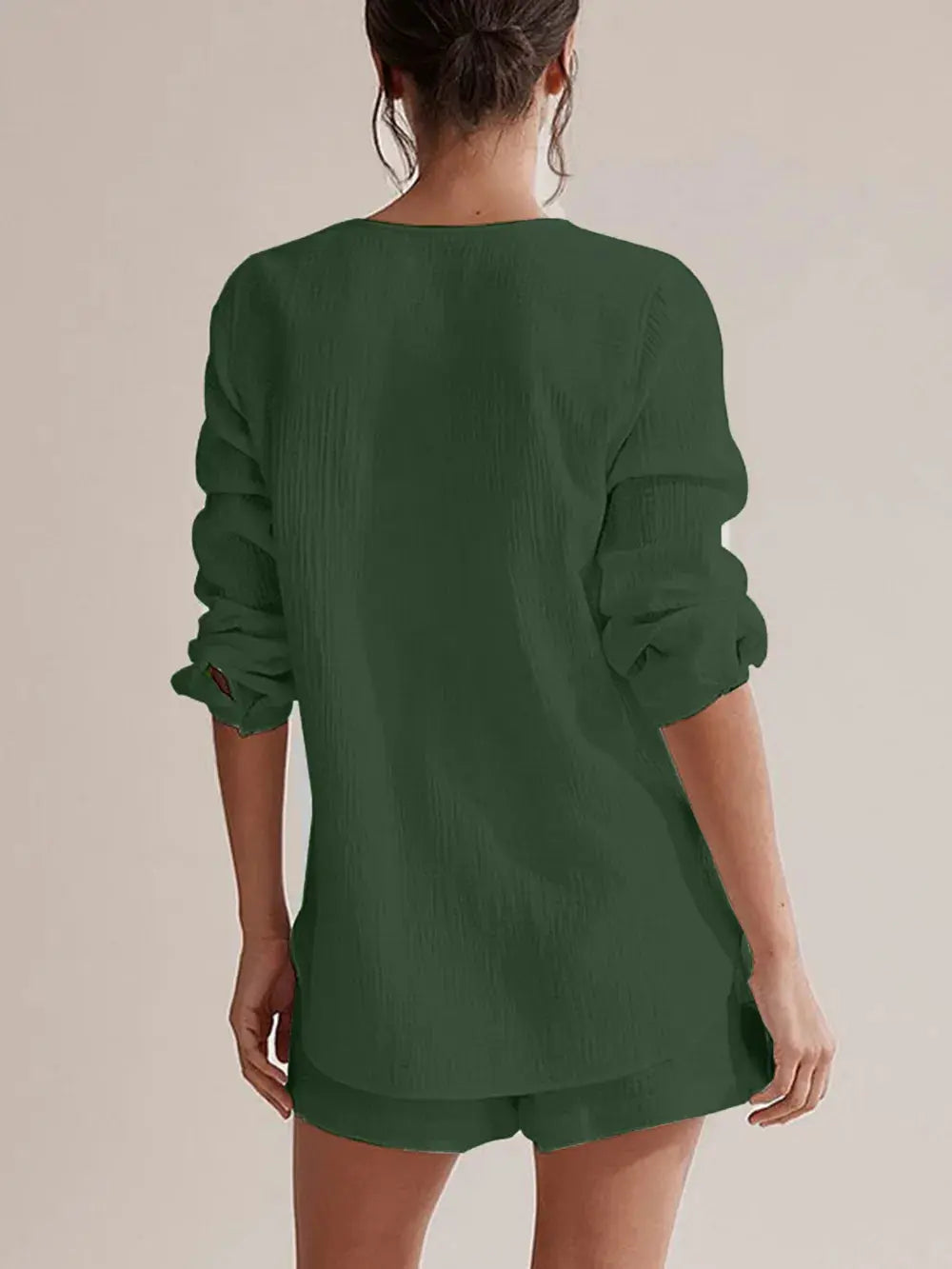 Ensemble chemise et short en gaze de pur coton eprolo