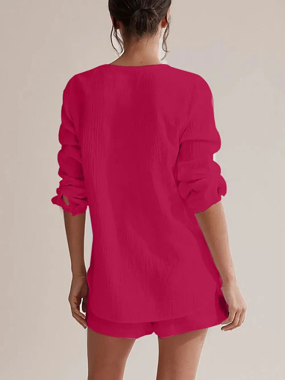 Ensemble chemise et short en gaze de pur coton eprolo