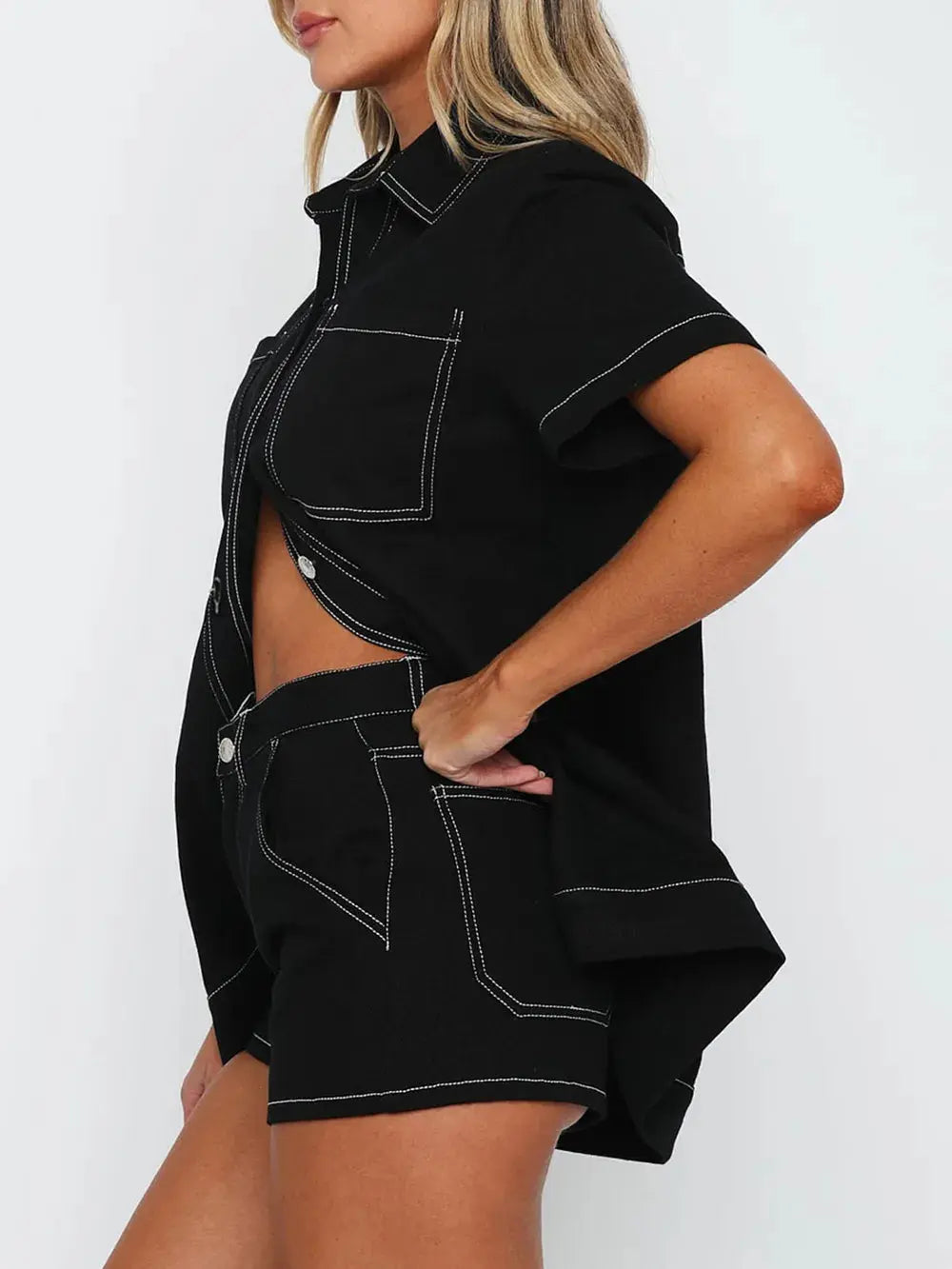 Ensemble deux pièces chemise longue et short eprolo