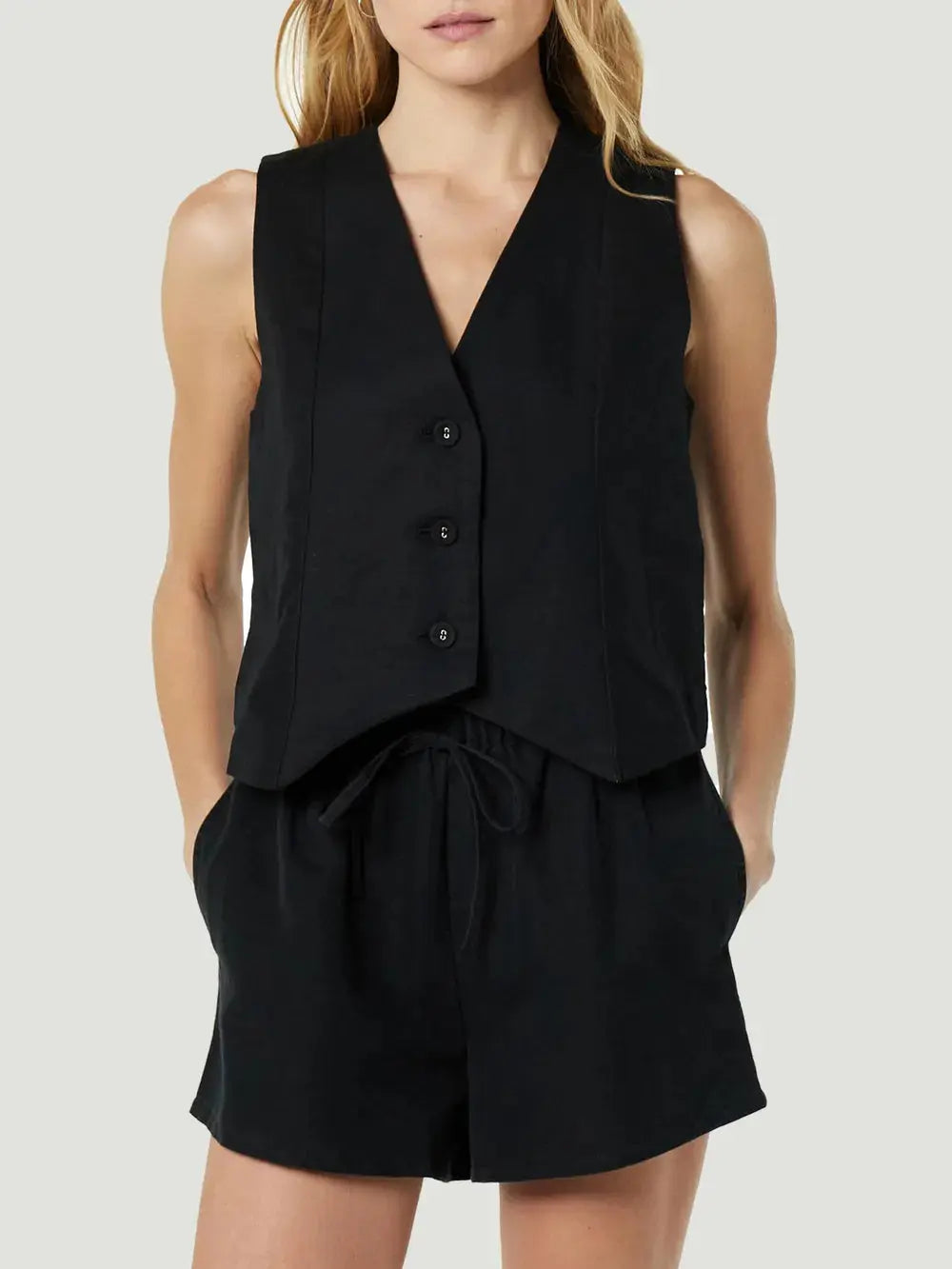 Ensemble deux pièces, gilet sans manches et short eprolo