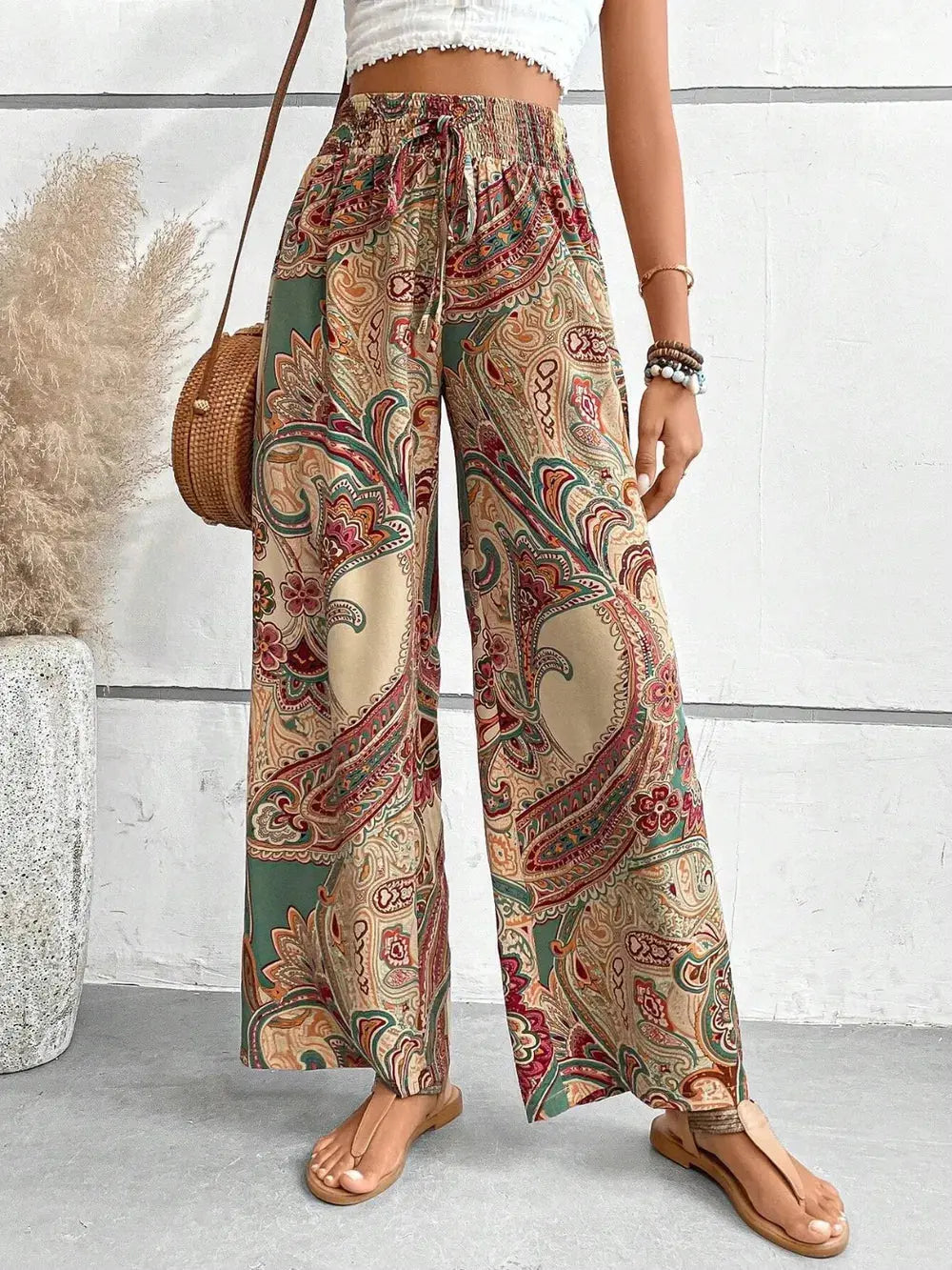 Pantalon large imprimé eprolo