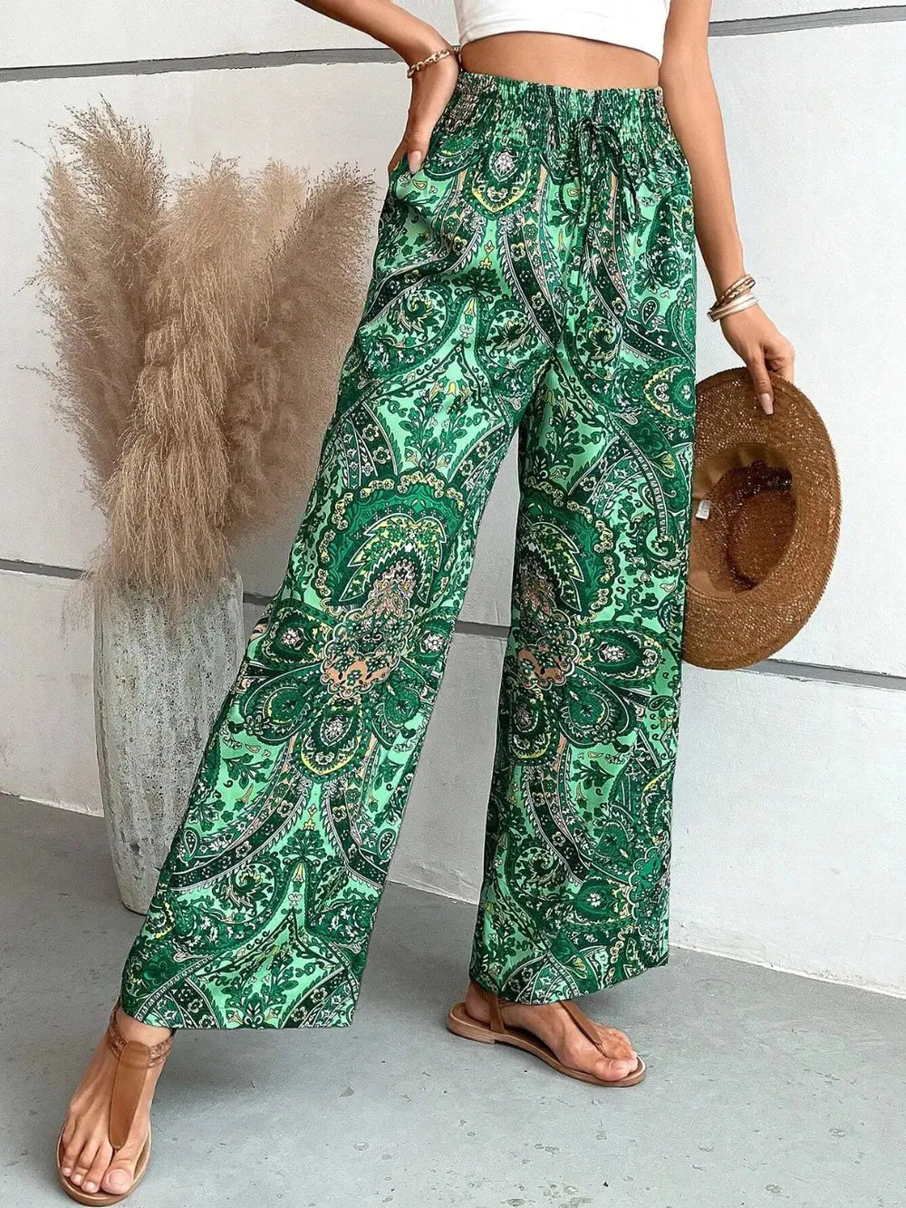 Pantalon large imprimé eprolo