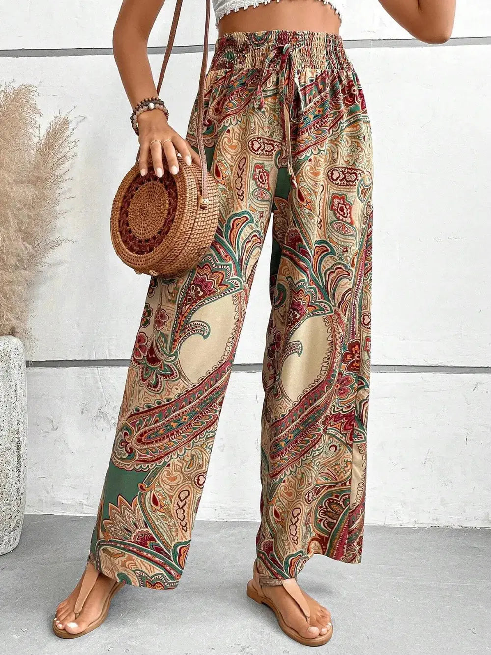 Pantalon large imprimé eprolo