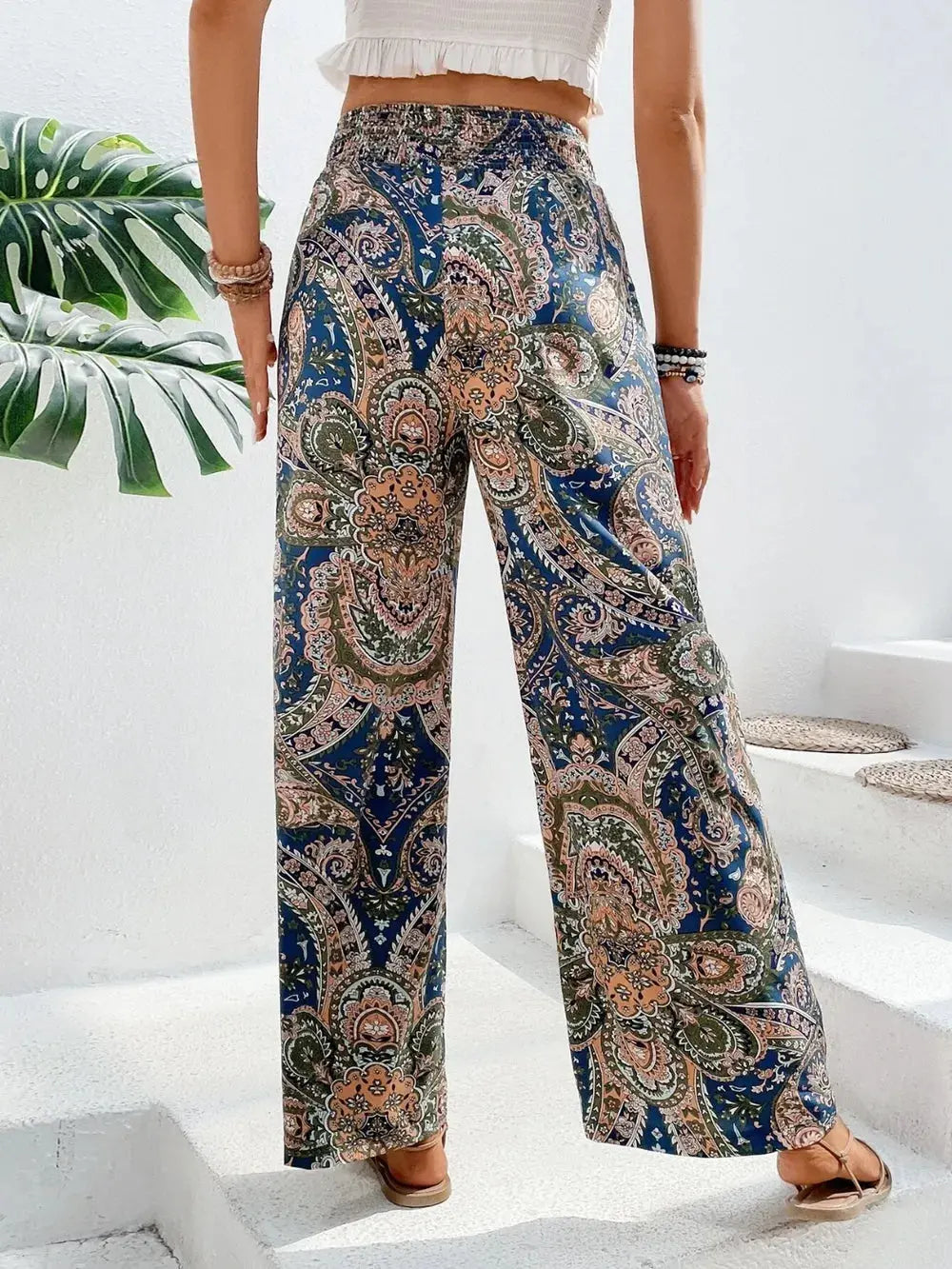 Pantalon large imprimé eprolo