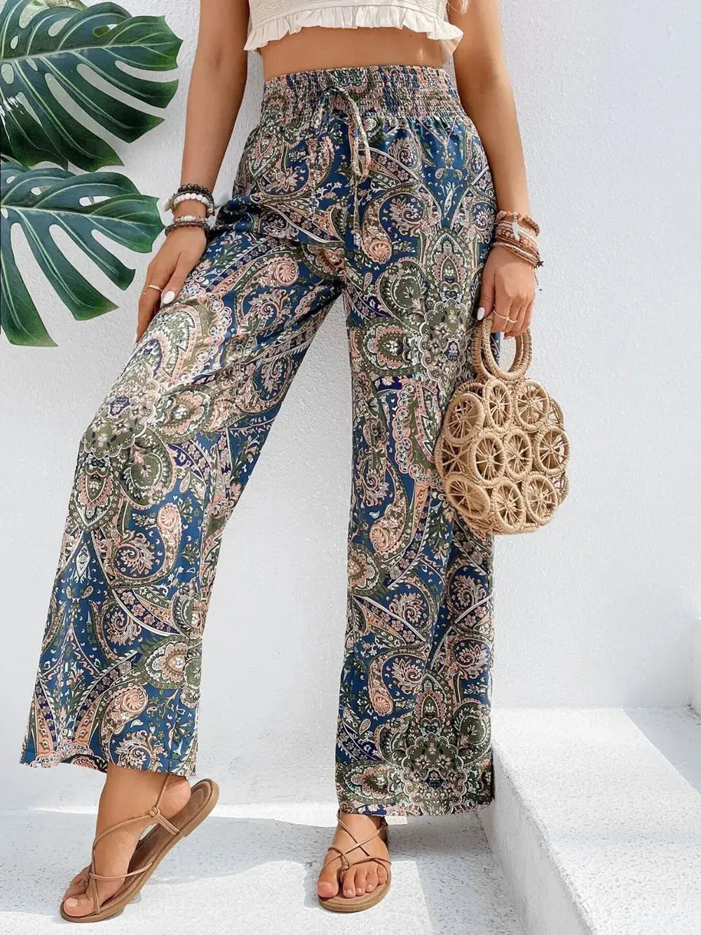 Pantalon large imprimé eprolo