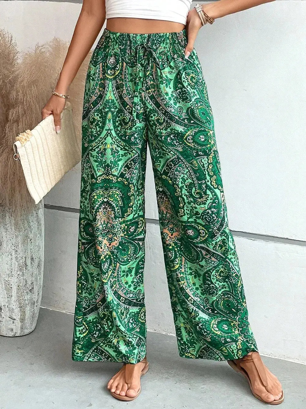 Pantalon large imprimé eprolo