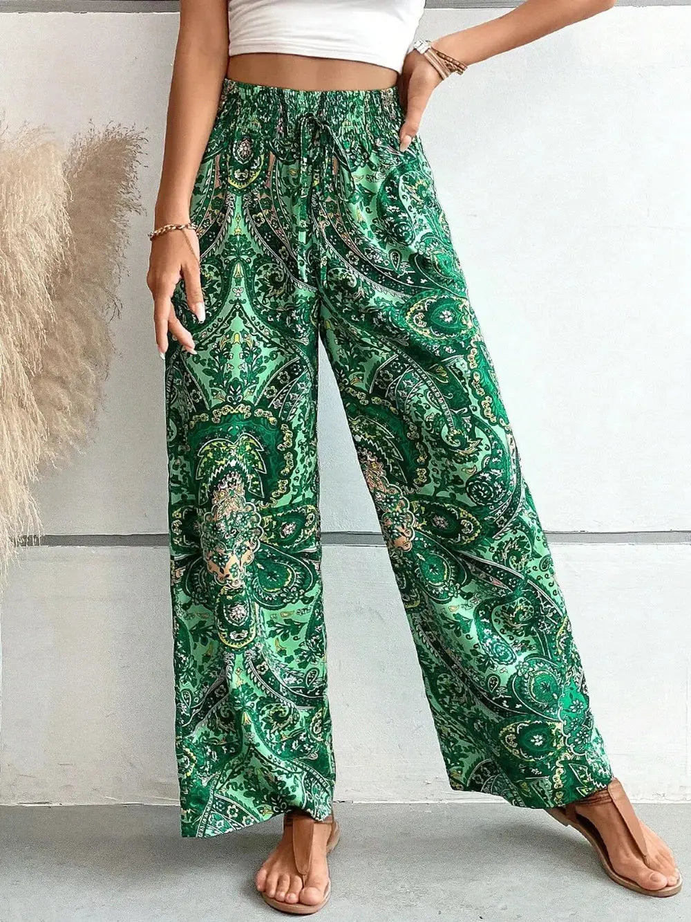 Pantalon large imprimé eprolo