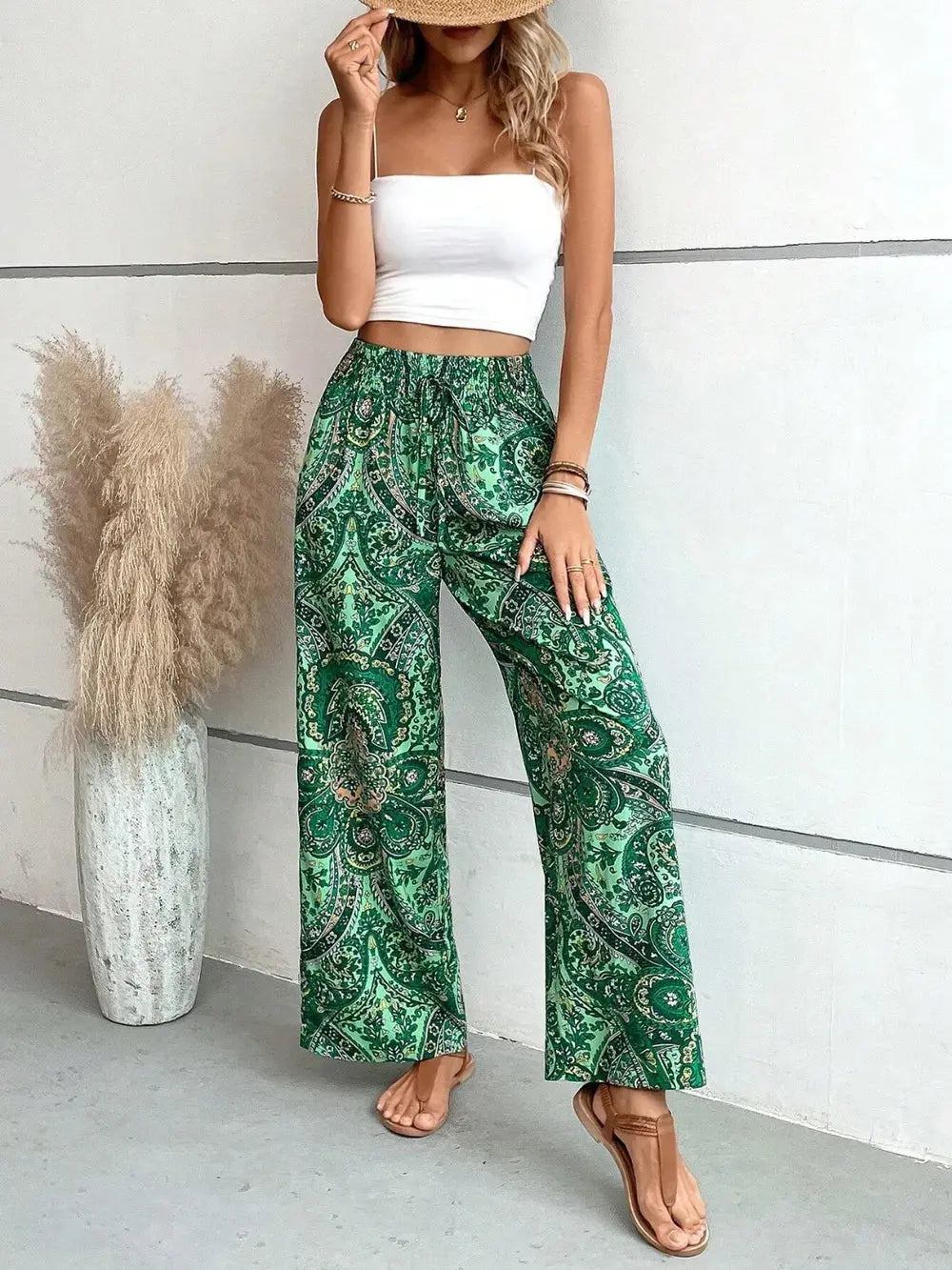 Pantalon large imprimé eprolo