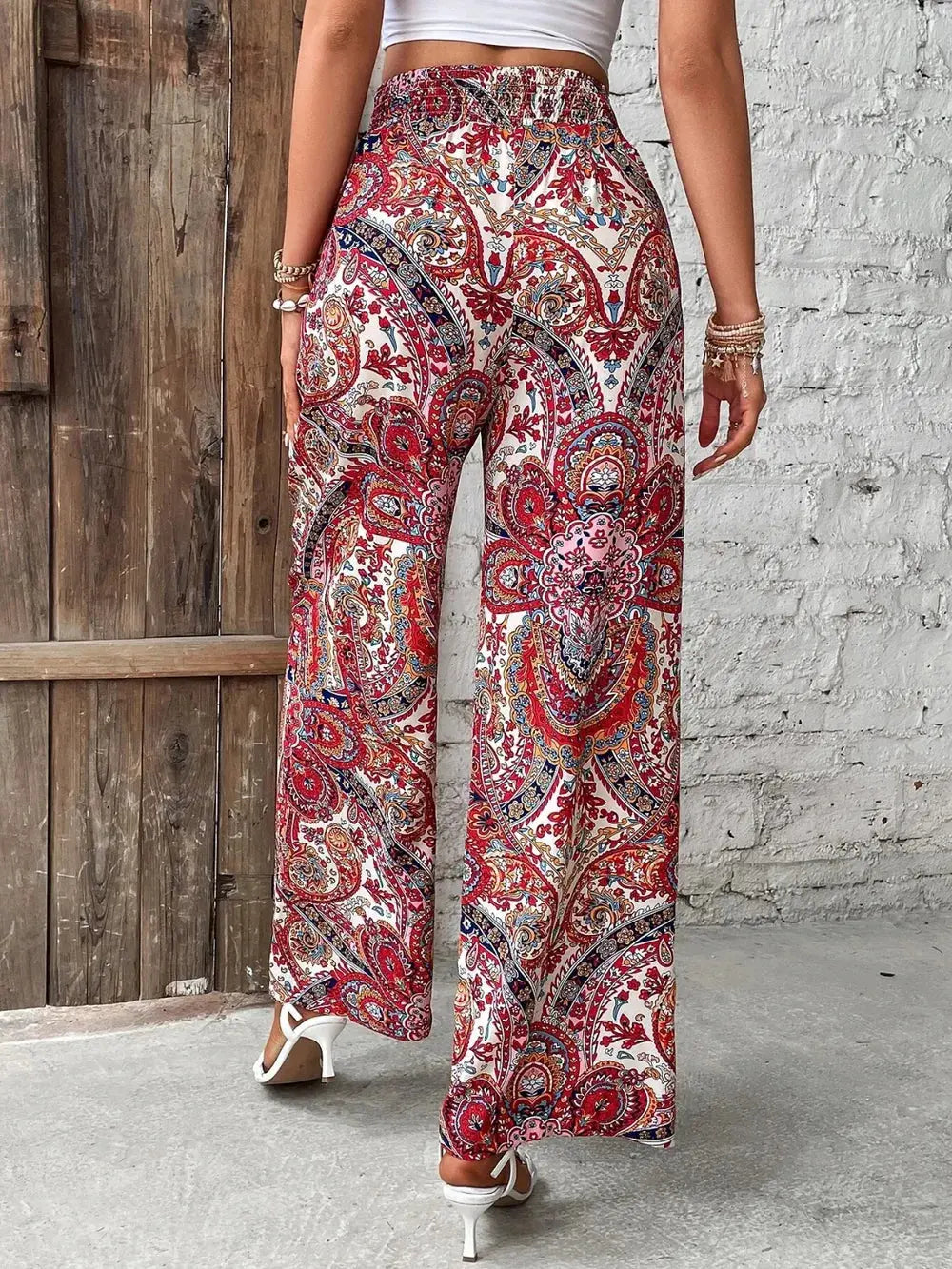 Pantalon large imprimé eprolo