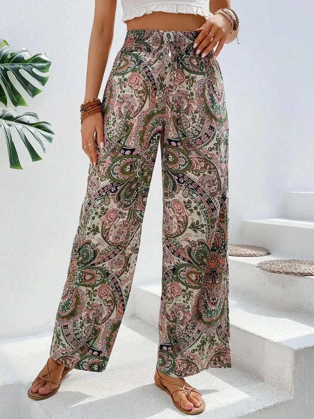 Pantalon large imprimé eprolo