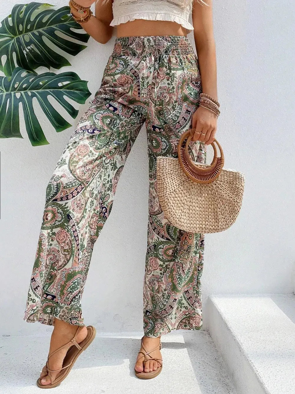 Pantalon large imprimé eprolo