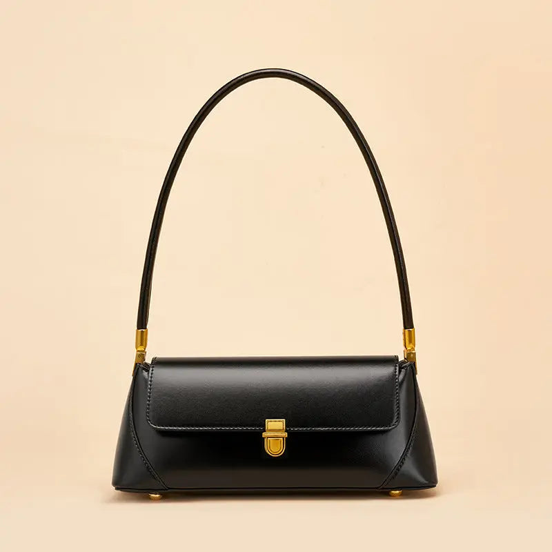 Petit sac baguette en cuir véritable eprolo