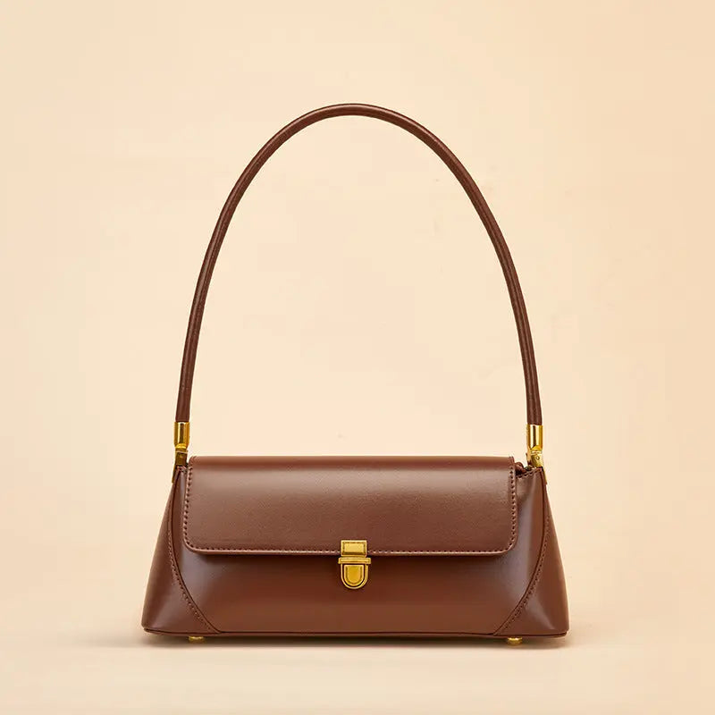 Petit sac baguette en cuir véritable eprolo