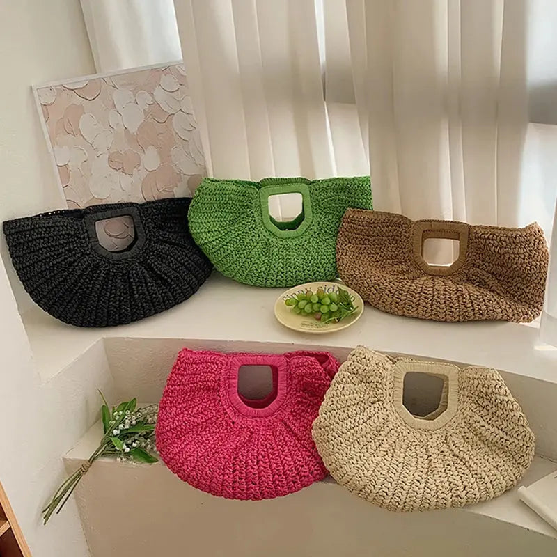 Sac tissé d'été, sac à main de plage eprolo