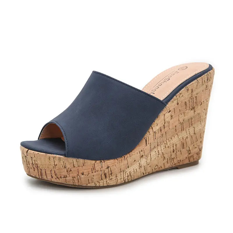 Sandales Mules à talons compensés eprolo