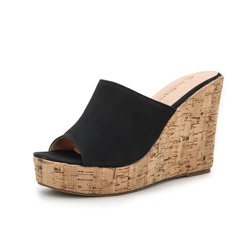 Sandales Mules à talons compensés eprolo