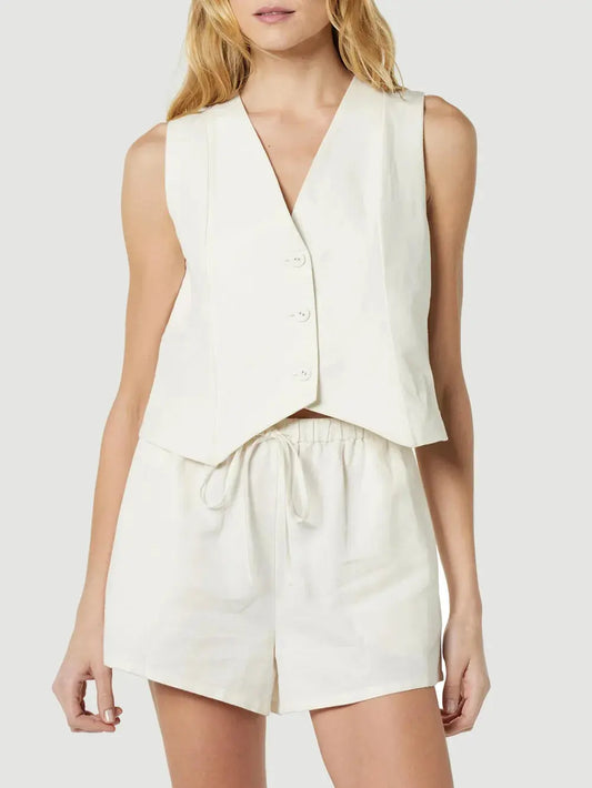 Ensemble deux pièces, gilet sans manches et short eprolo