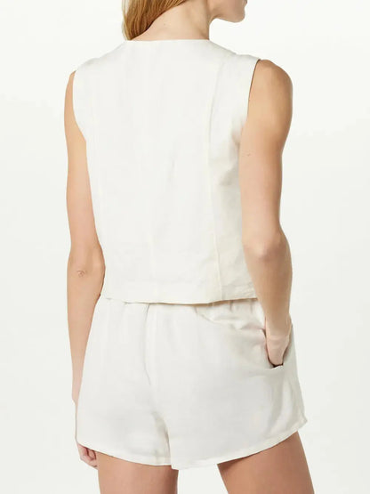 Ensemble deux pièces, gilet sans manches et short eprolo