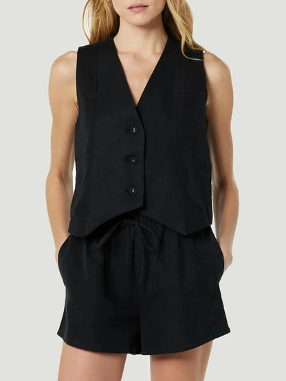 Ensemble deux pièces, gilet sans manches et short eprolo