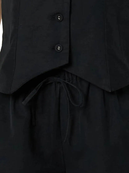 Ensemble deux pièces, gilet sans manches et short eprolo