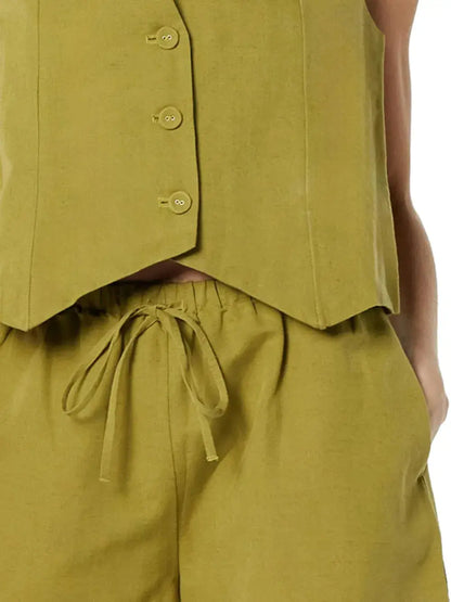 Ensemble deux pièces, gilet sans manches et short eprolo