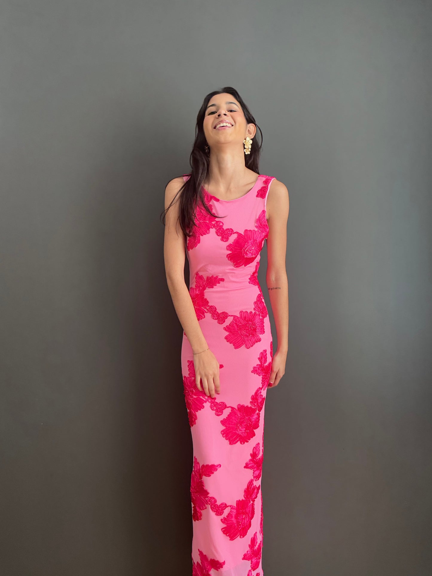 La robe Lucia - robe longue élégante et fleurie eprolo