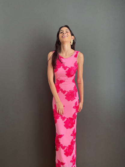 La robe Lucia - robe longue élégante et fleurie eprolo