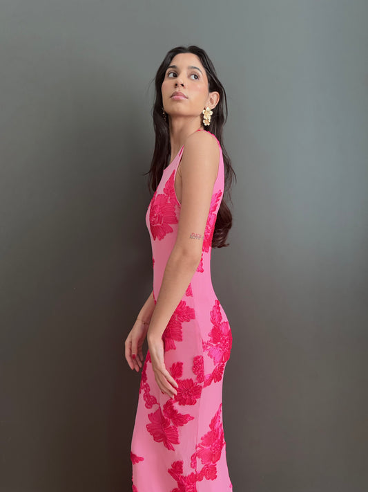 La robe Lucia - robe longue élégante et fleurie eprolo