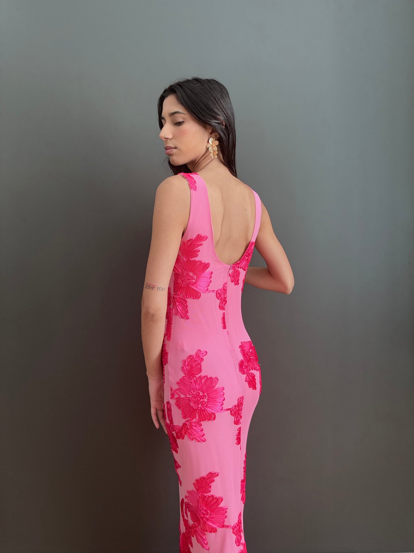 La robe Lucia - robe longue élégante et fleurie eprolo