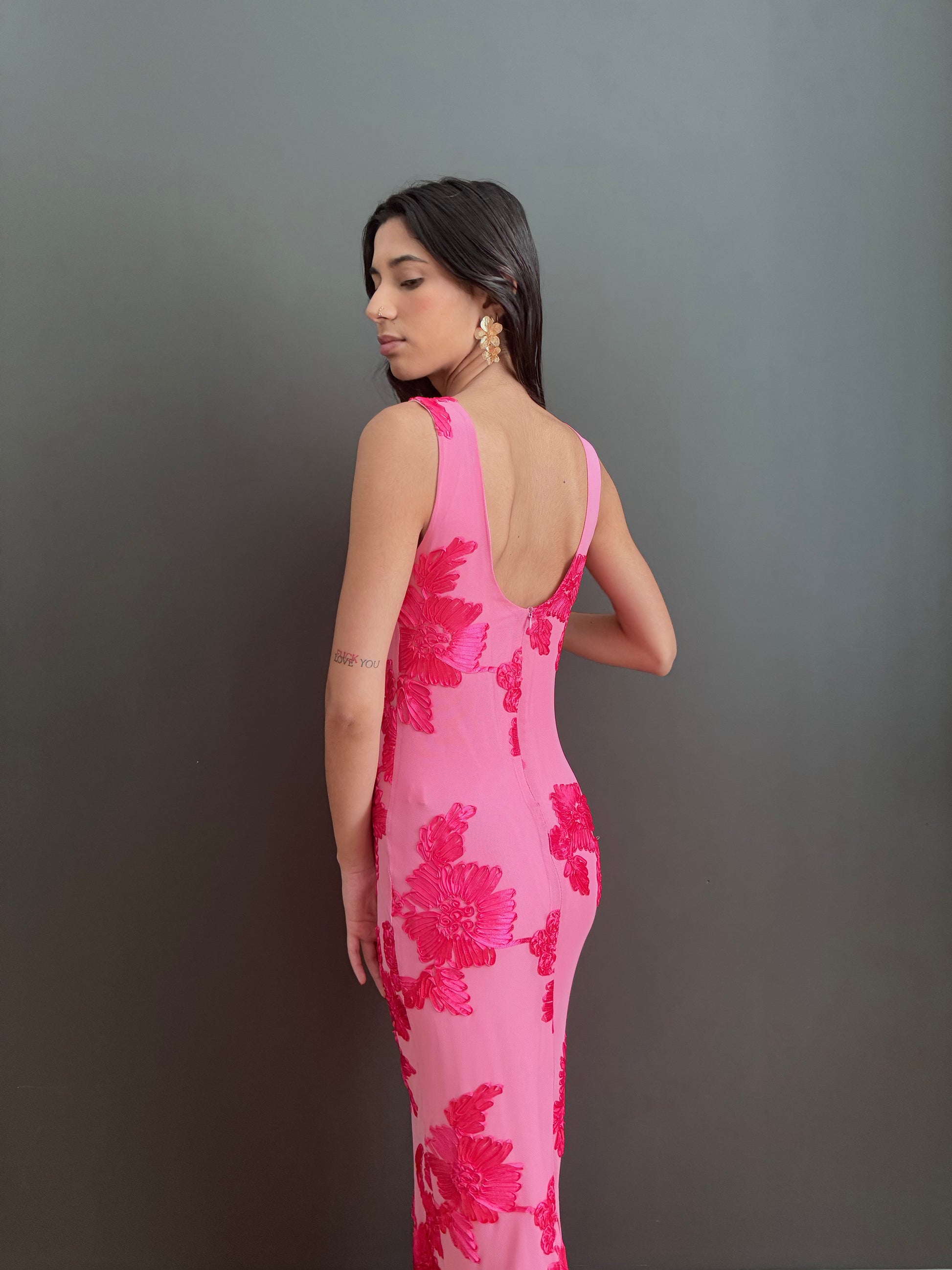 La robe Lucia - robe longue élégante et fleurie eprolo