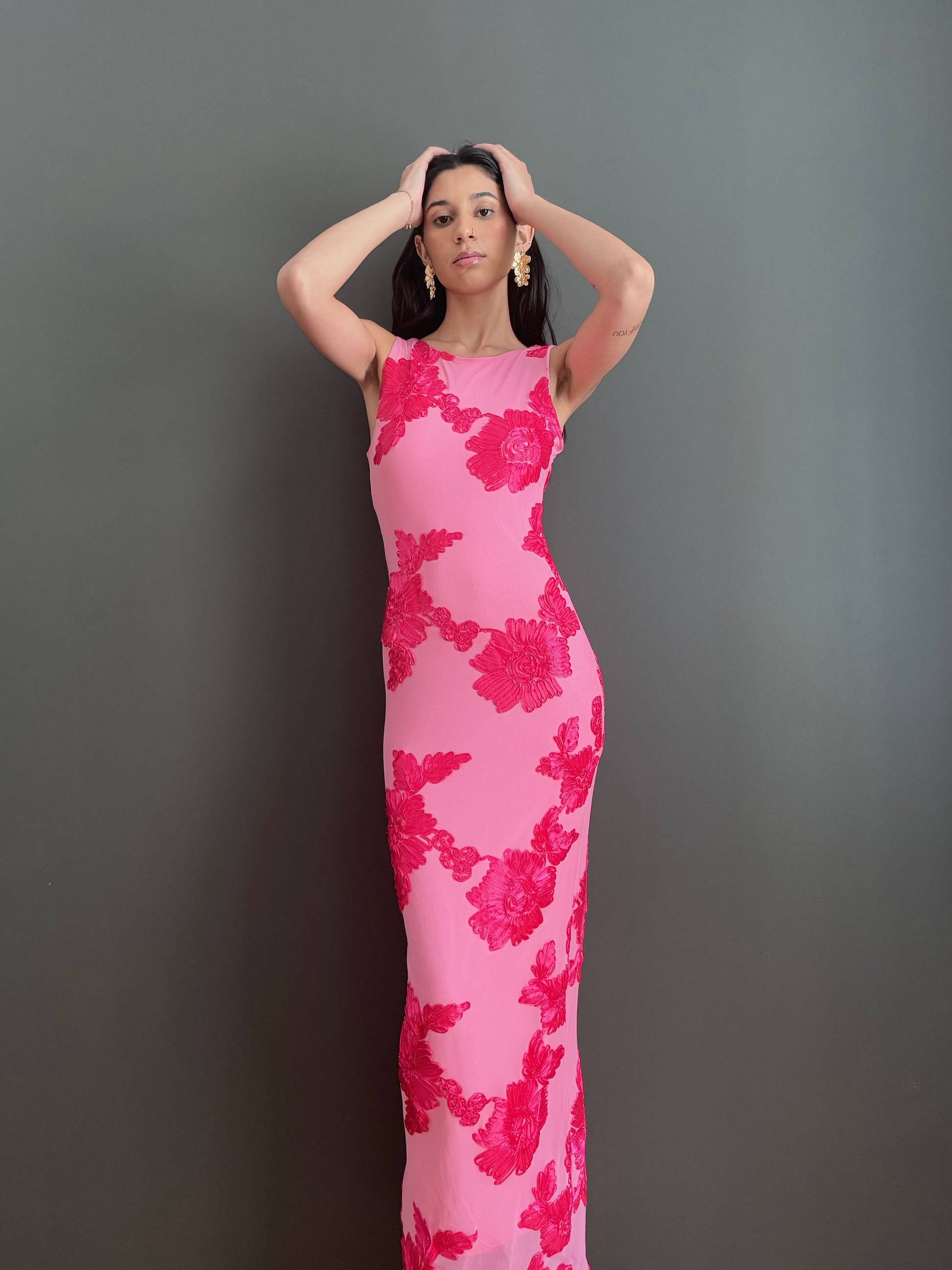 La robe Lucia - robe longue élégante et fleurie eprolo
