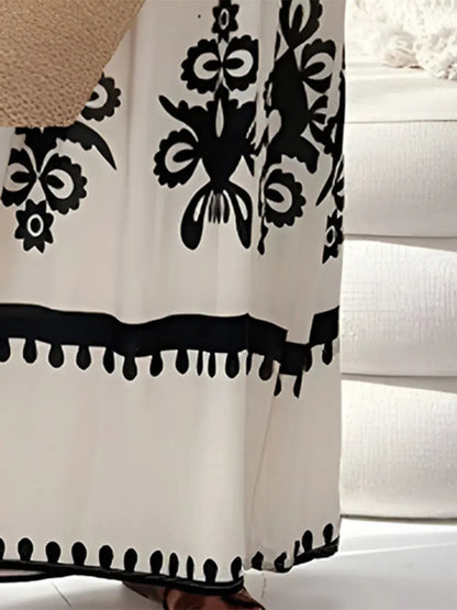 La robe Samia - robe longue à motifs eprolo