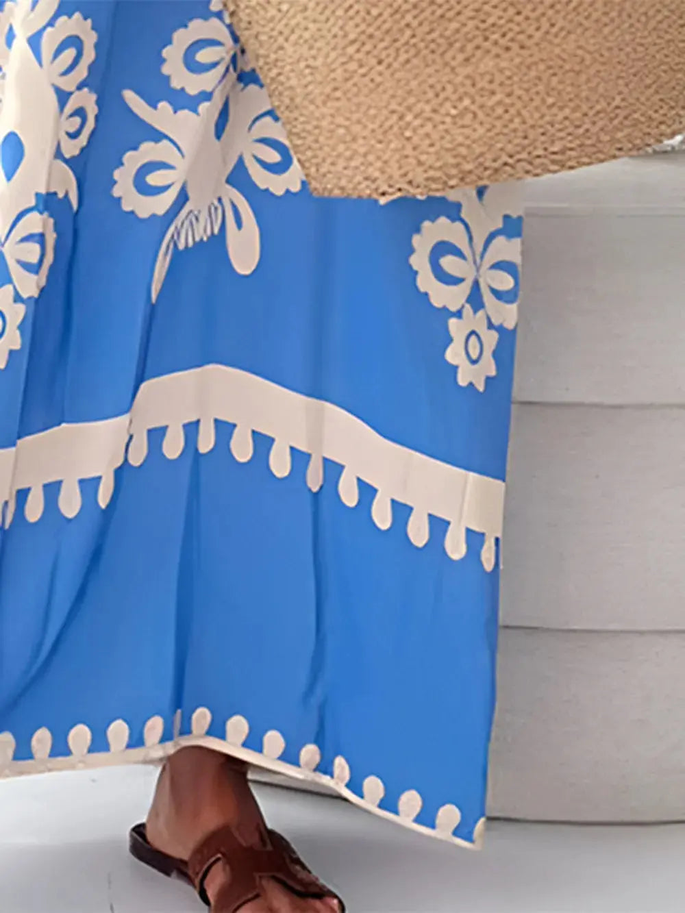 La robe Samia - robe longue à motifs eprolo