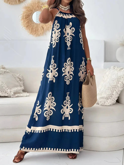 La robe Samia - robe longue à motifs eprolo
