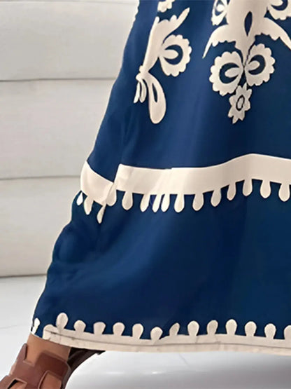 La robe Samia - robe longue à motifs eprolo