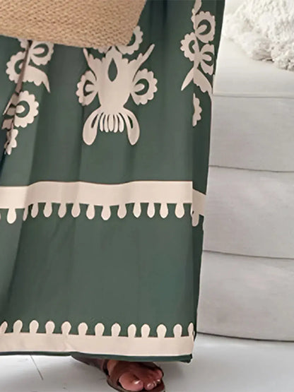 La robe Samia - robe longue à motifs eprolo