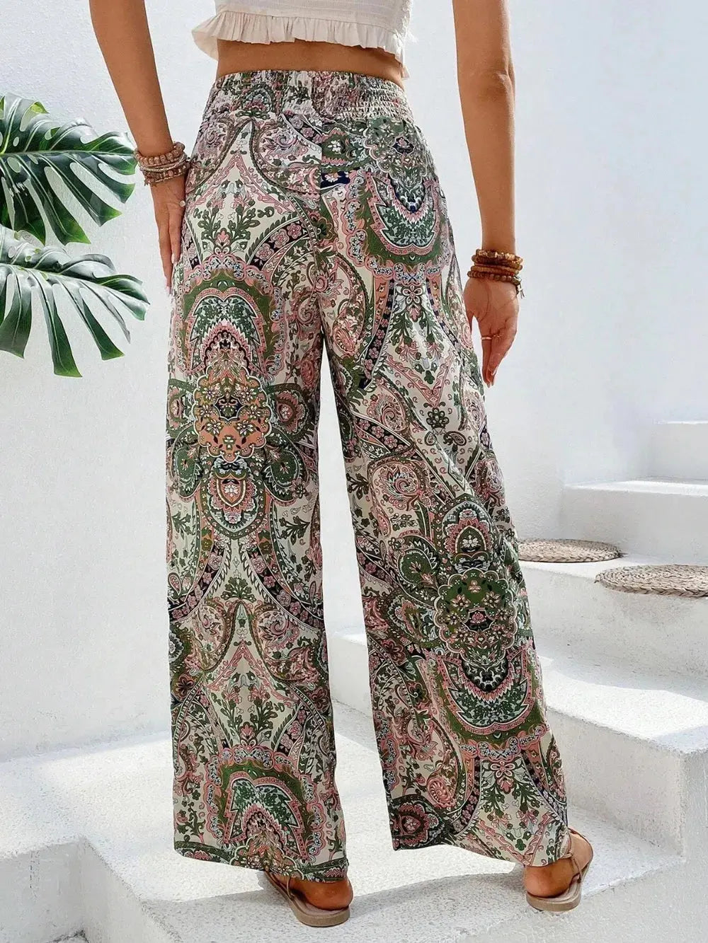 Pantalon large imprimé eprolo