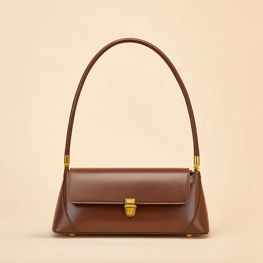 Petit sac baguette en cuir véritable eprolo