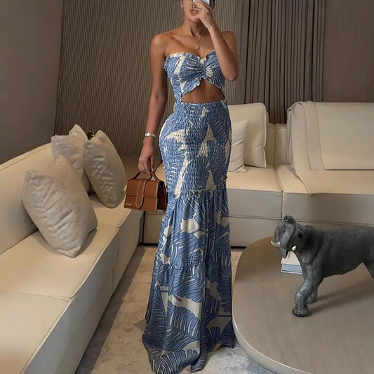 Robe Mona plissée imprimée eprolo