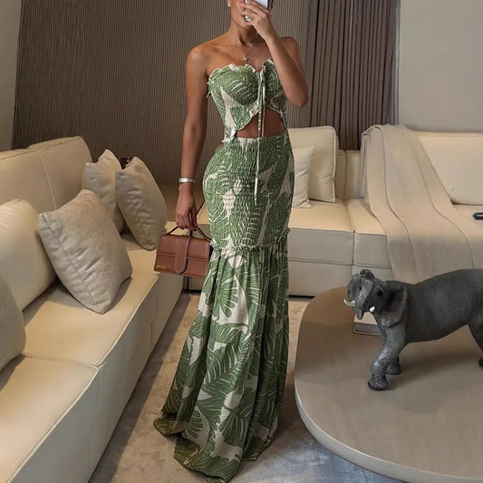 Robe Mona plissée imprimée eprolo