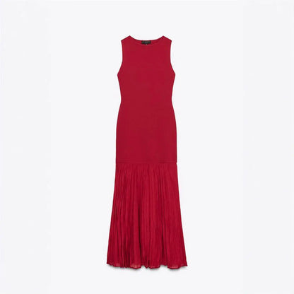 Robe longue sans manches en tricot eprolo
