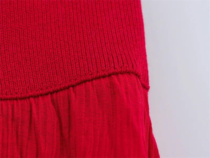 Robe longue sans manches en tricot eprolo