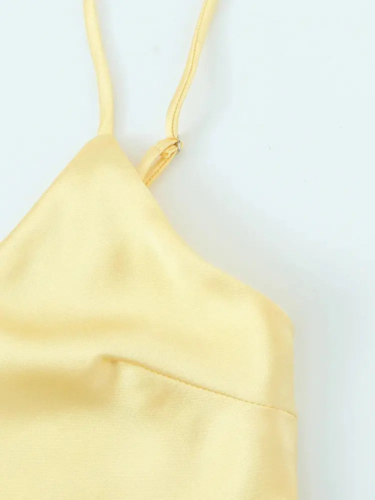 La robe Soléa - Robe longue lumineuse et satinée - LUMIAH