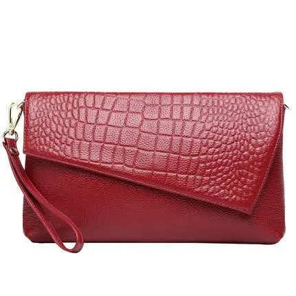 Sac à bandoulière en cuir de vachette grainé Litchi, pochette multifonctionnelle en cuir. eprolo