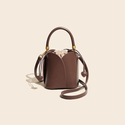 Sac seau en cuir véritable eprolo