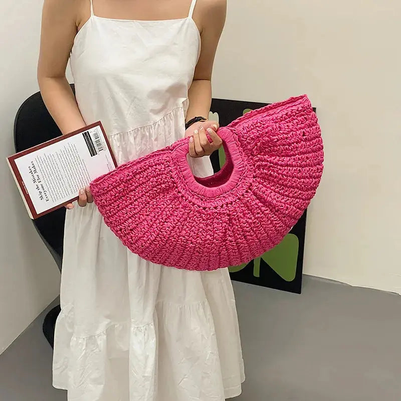 Sac tissé d'été, sac à main de plage eprolo