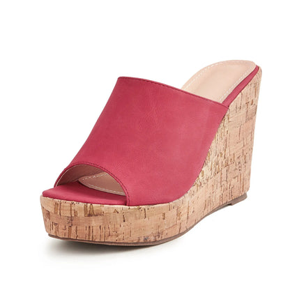 Sandales Mules à talons compensés eprolo