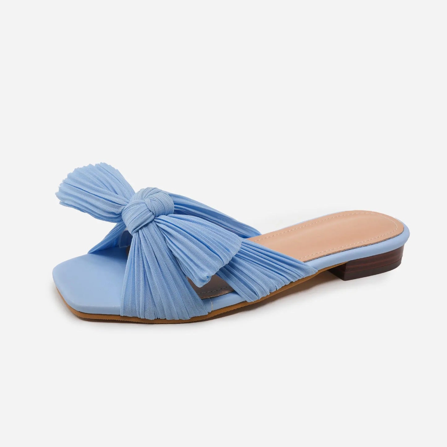 Sandales plate avec noeud eprolo
